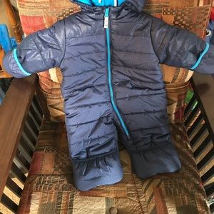 Carter’s Snow Suit Blue Zip Up Winter 6 - 9 months